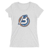 Bridgeport Islanders Ladies' Primary Logo Short Sleeve T-shirt