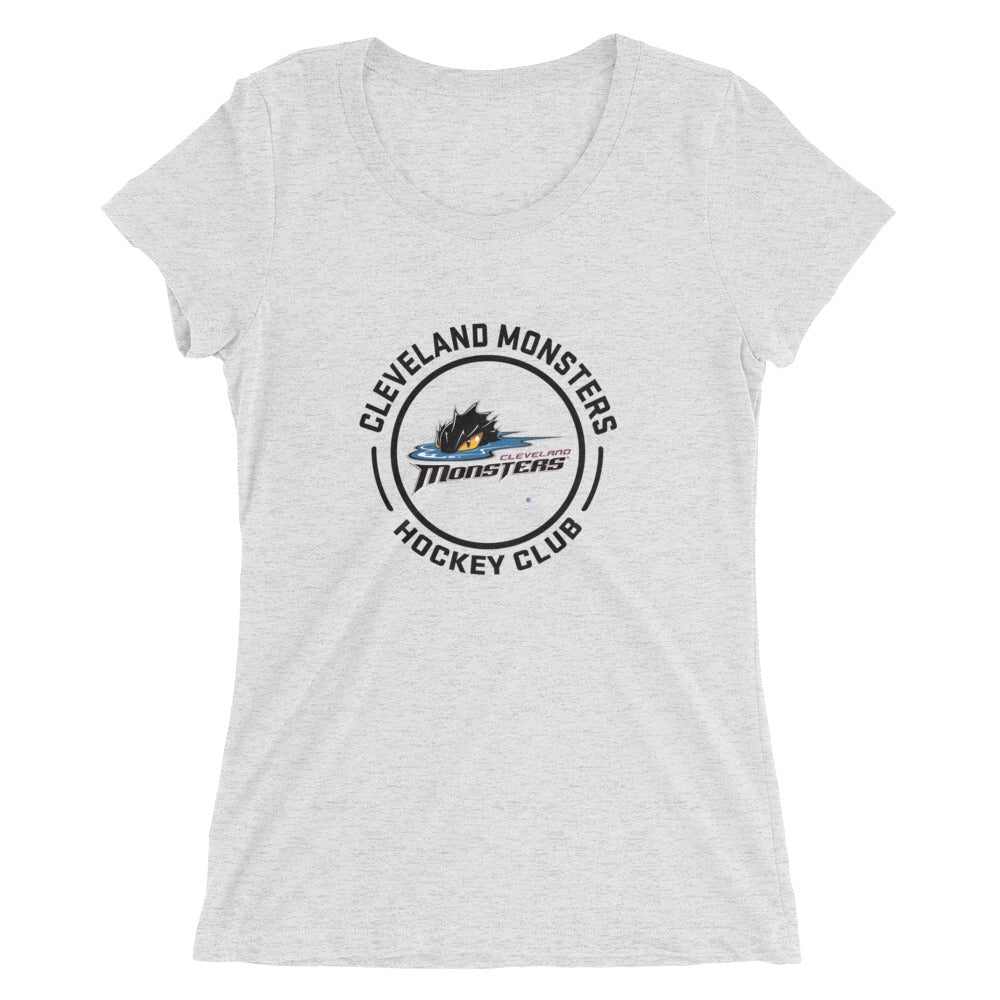 Cleveland Monsters Faceoff Ladies' Short Sleeve T-Shirt