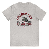 Chicago Wolves 2022 Calder Cup Champions Arch Youth Jersey T-Shirt