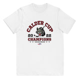Chicago Wolves 2022 Calder Cup Champions Arch Youth Jersey T-Shirt