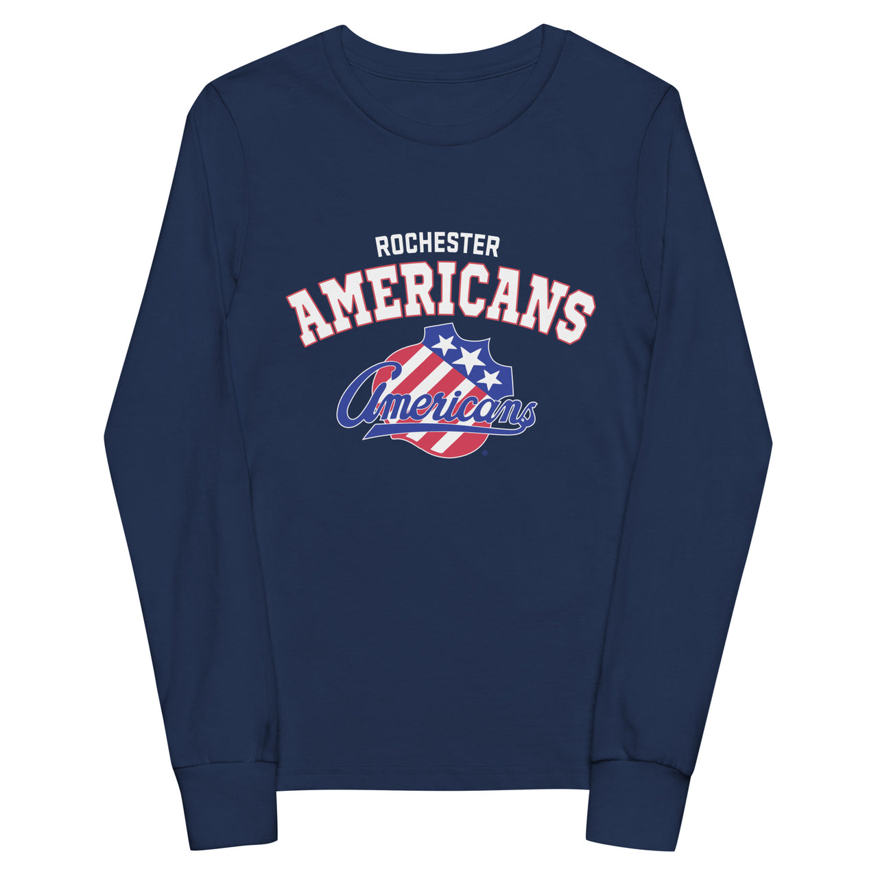 Rochester Americans Youth Arch Long Sleeve Shirt