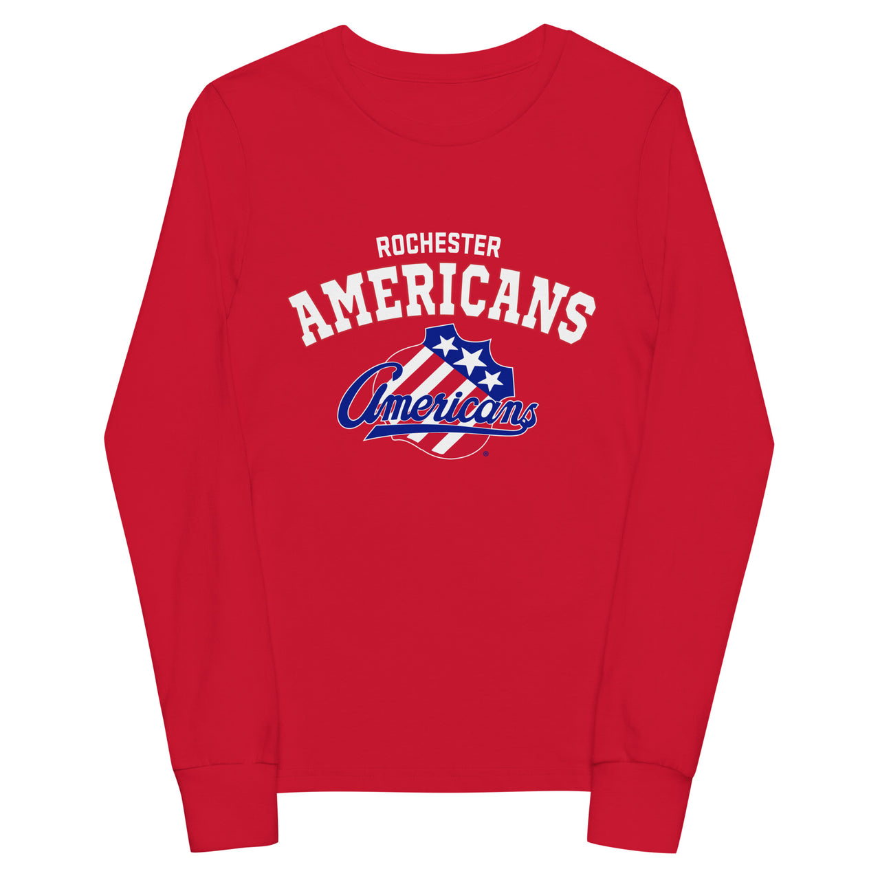 Rochester Americans Youth Arch Long Sleeve Shirt