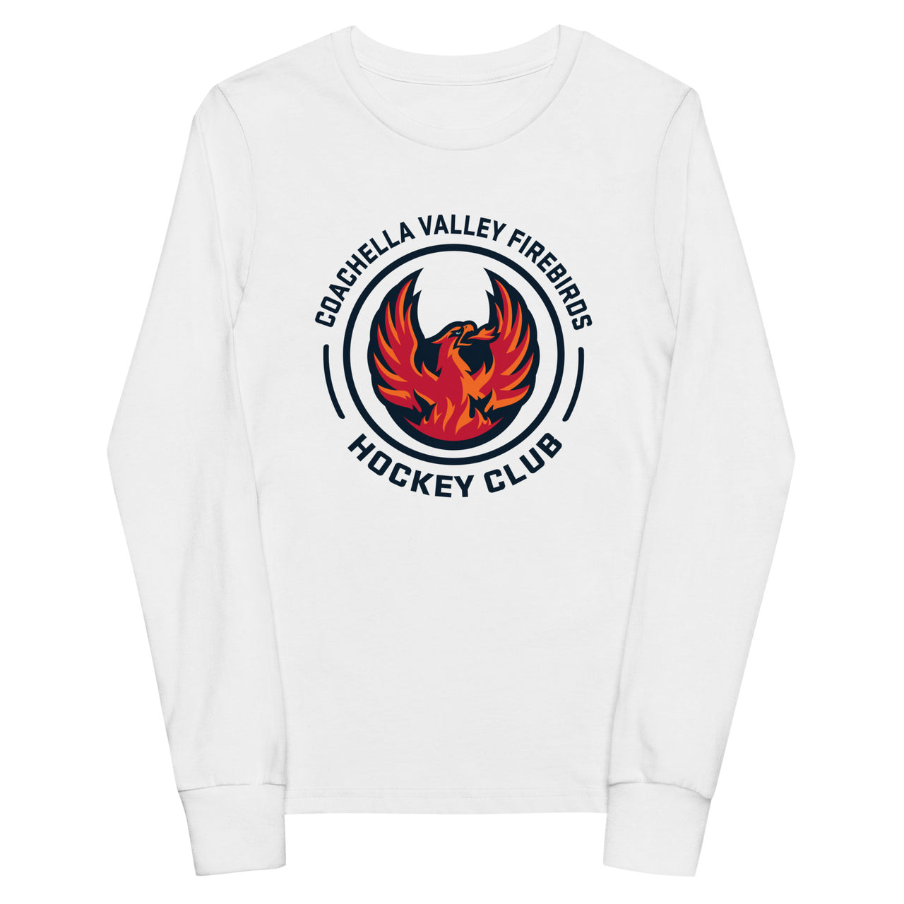 Coachella Valley Firebirds Faceoff Youth Long Sleeve Shirt