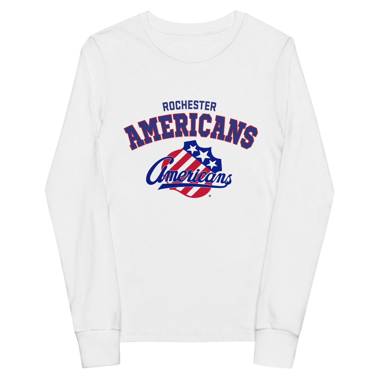 Rochester Americans Youth Arch Long Sleeve Shirt