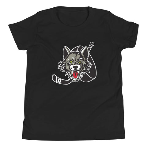Chicago Wolves Youth Primary Logo Short Sleeve T-Shirt