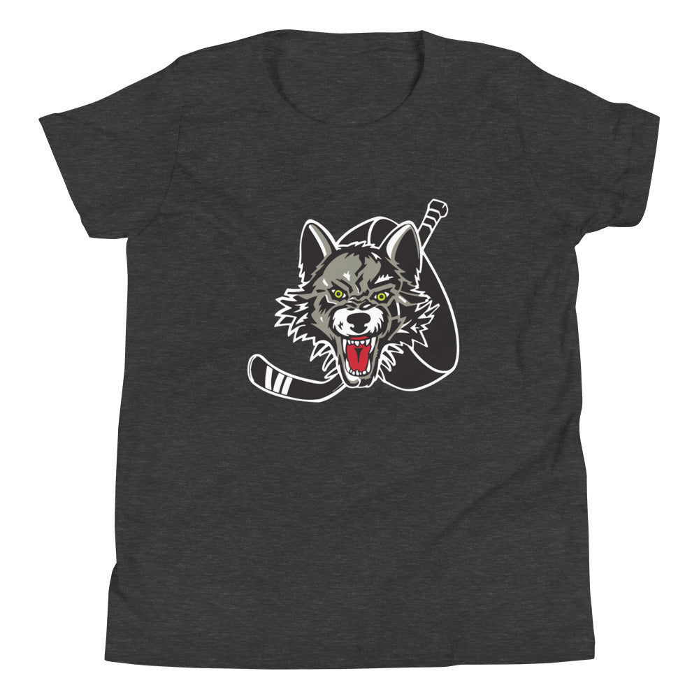 Chicago Wolves Youth Primary Logo Short Sleeve T-Shirt