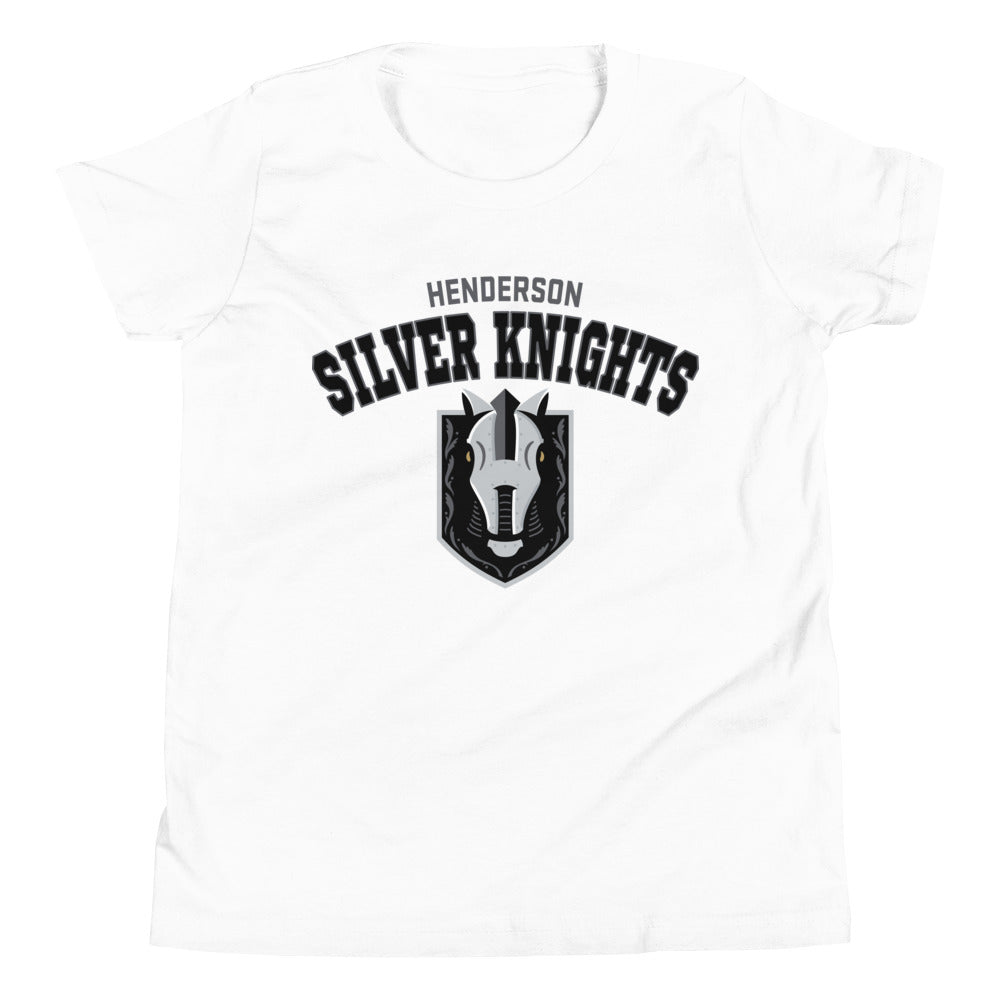 Henderson Silver Knights Youth Arch Short Sleeve T-Shirt