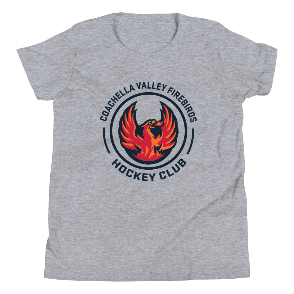 Coachella Valley Firebirds Faceoff Youth Short Sleeve T-Shirt