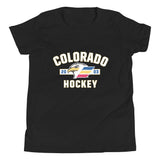 Colorado Eagles Established Logo Youth Short Sleeve T-Shirt