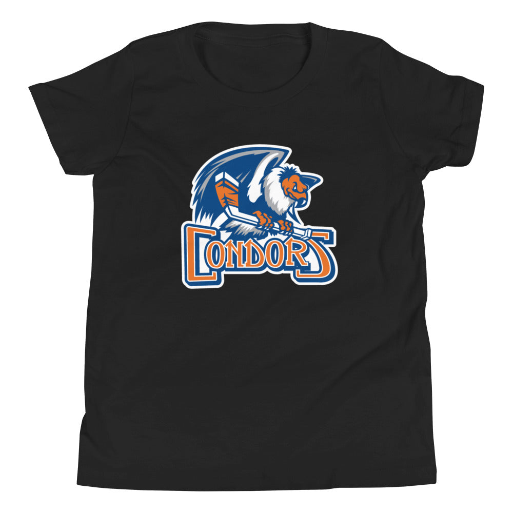 Bakersfield Condors Primary Logo Youth Short Sleeve T-Shirt