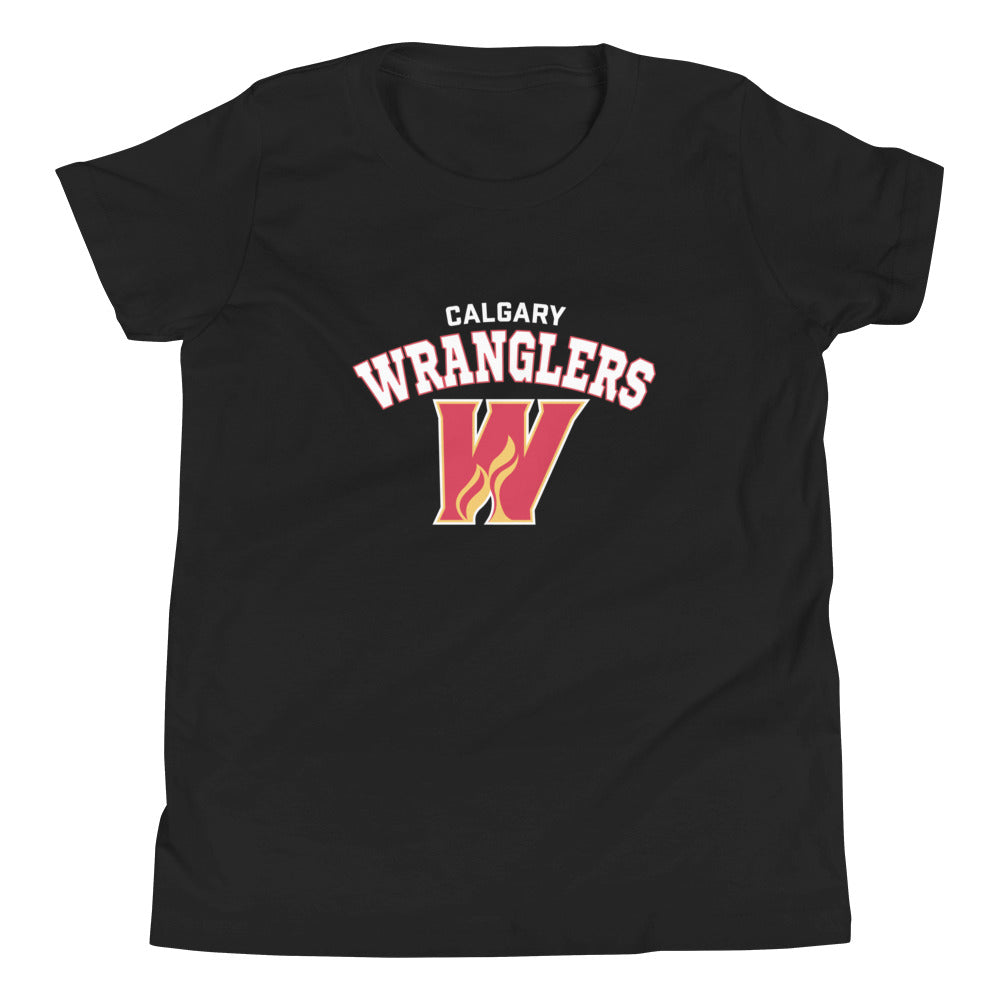 Calgary Wranglers Arch Youth Short Sleeve T-Shirt