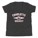 Charlotte Checkers Established Logo Youth Short Sleeve T-Shirt