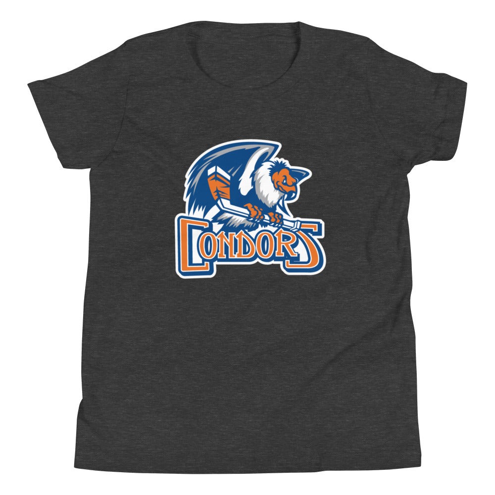 Bakersfield Condors Primary Logo Youth Short Sleeve T-Shirt