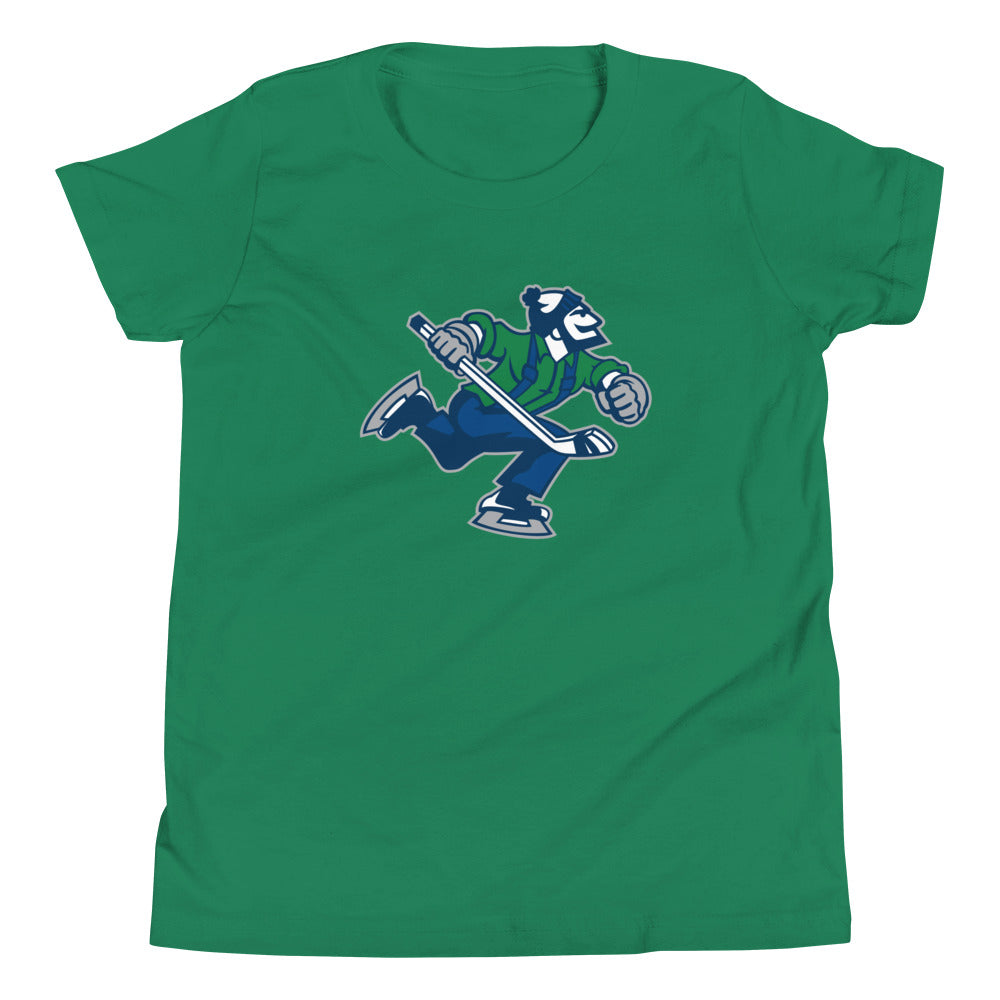 Abbotsford Canucks Youth Primary Logo Short Sleeve T-Shirt