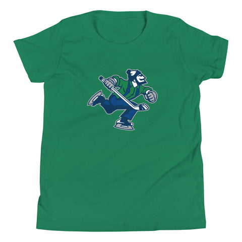 Abbotsford Canucks Youth Primary Logo Short Sleeve T-Shirt