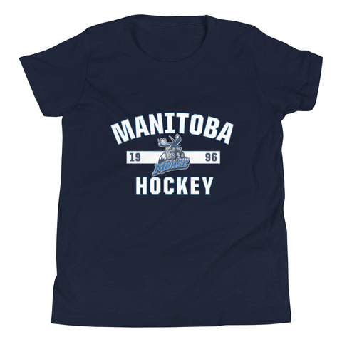 Manitoba Moose Established Logo Youth Short Sleeve T-Shirt