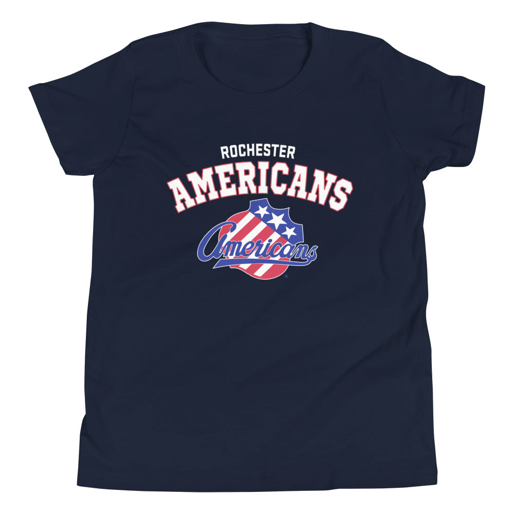 Rochester Americans Arch Youth Short Sleeve T-Shirt