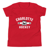 Charlotte Checkers Established Logo Youth Short Sleeve T-Shirt