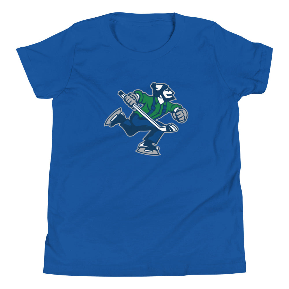 Abbotsford Canucks Youth Primary Logo Short Sleeve T-Shirt