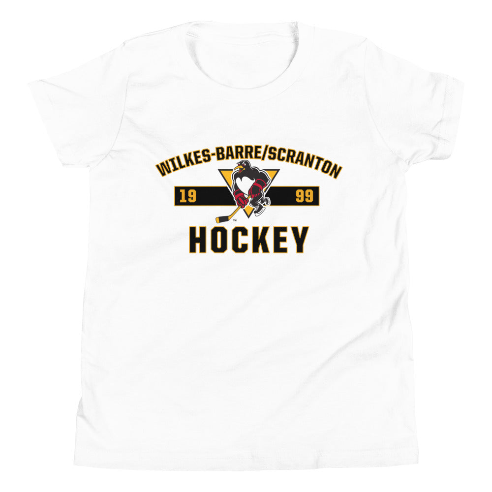 Wilkes-Barre/Scranton Penguins Youth Established Short Sleeve T-Shirt